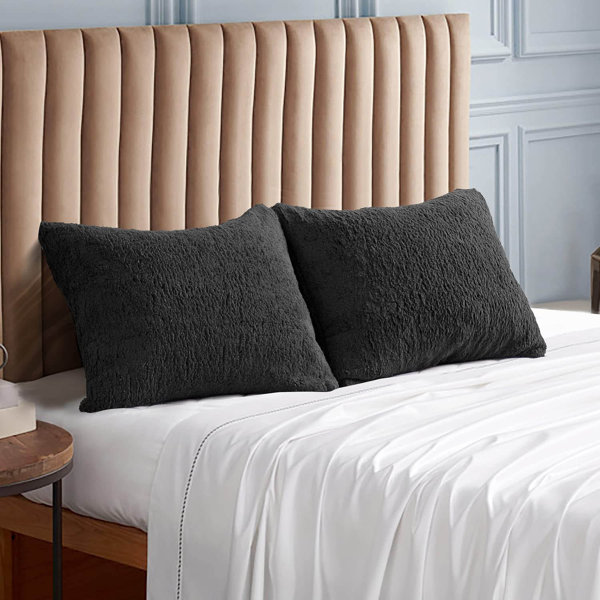 Latitude Run® Polyester Sherpa Pillow Cover Wayfair